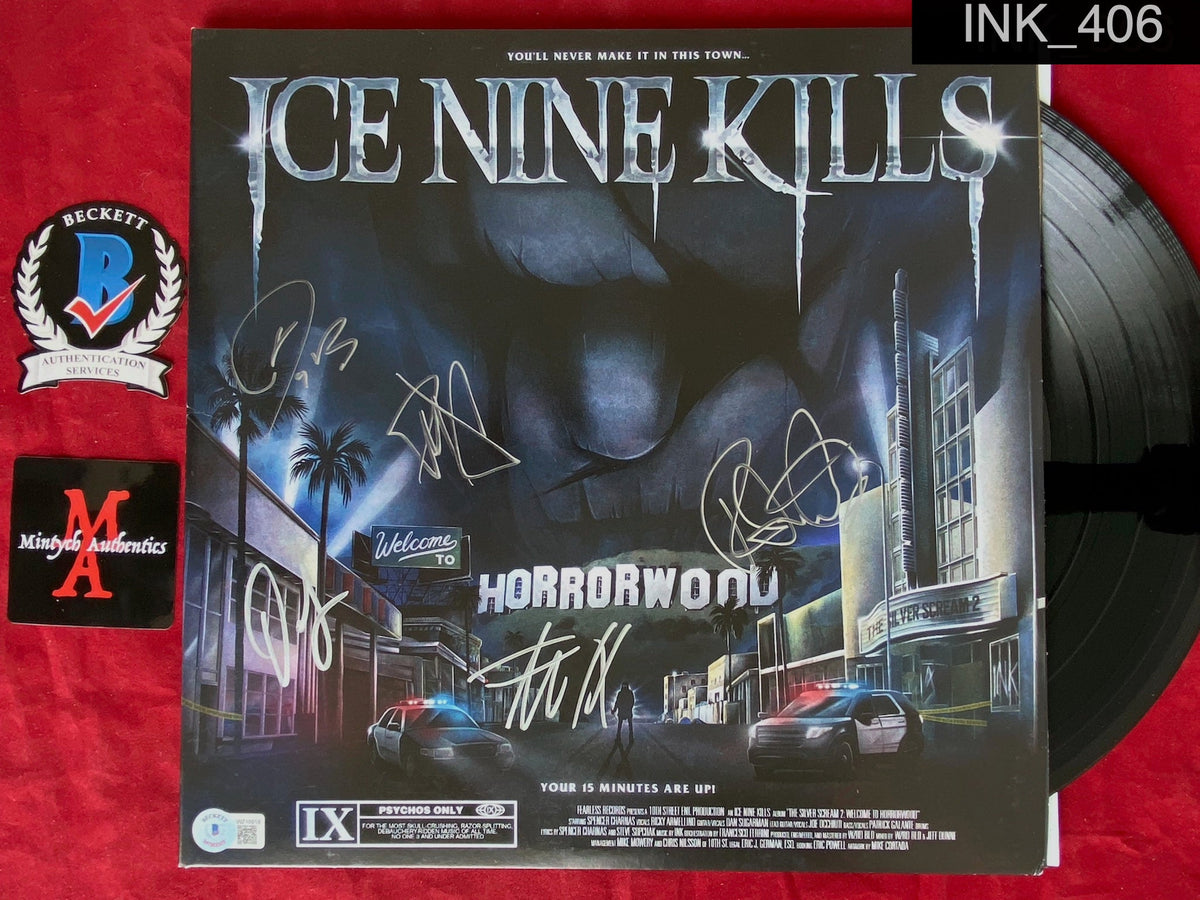 Spencer Charnas Signed Autographed ICE hot NINE KILLS Record Album Lp