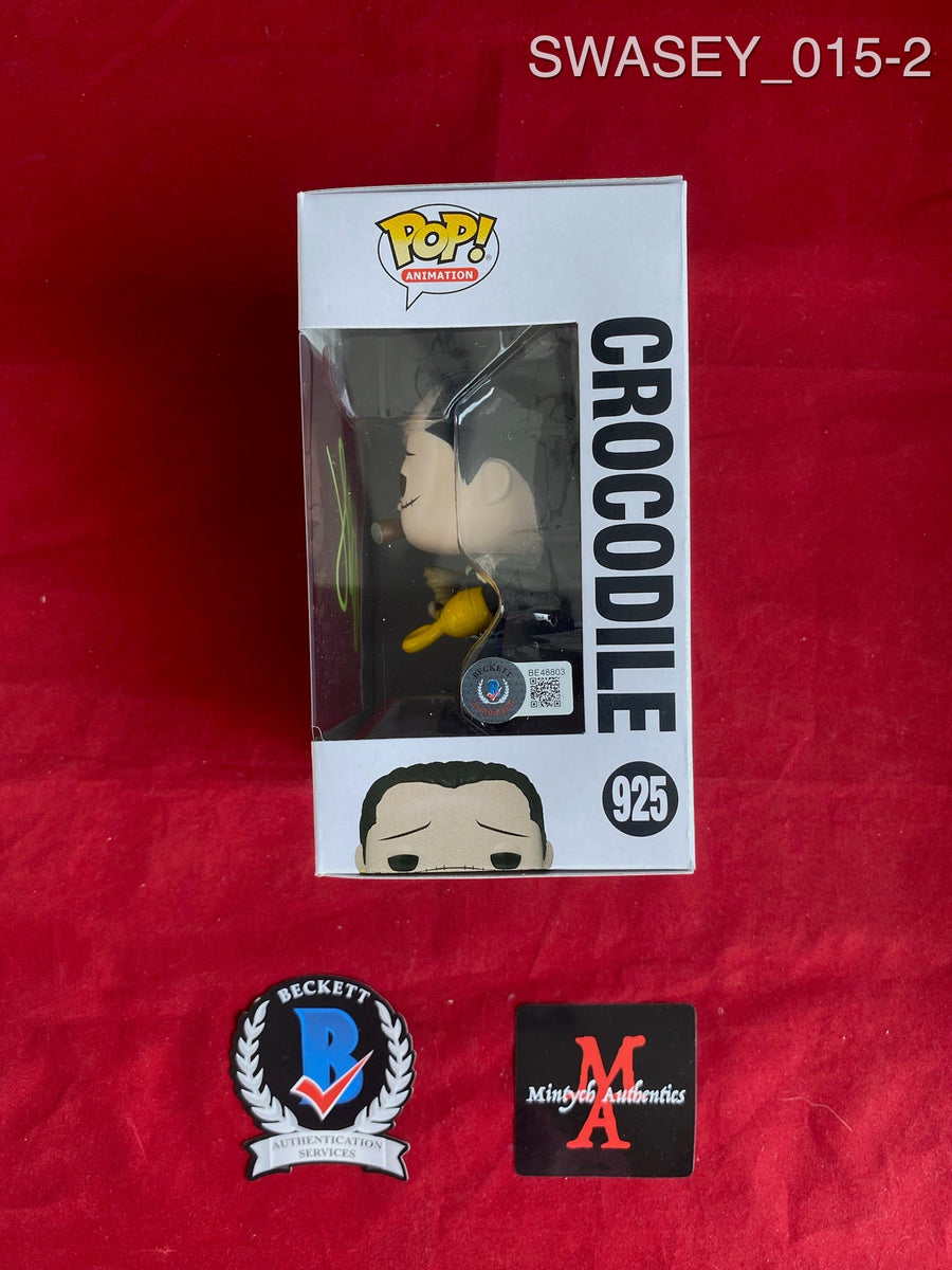 One sold Piece Crocodile Funko Pop Signed By John Swasey OCCM Authenticated!