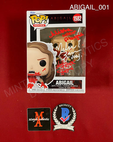 ABIGAIL_001 - Abigail 1582 Abigail Pop Funko Pop! Autographed By Alisha Weir & Kevin Durand & Melissa Barrera & Kathryn Newton