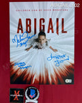 ABIGAIL_102 - 11x14 Photo Autographed By Alisha Weir, Kevin Durand & Melissa Barrera