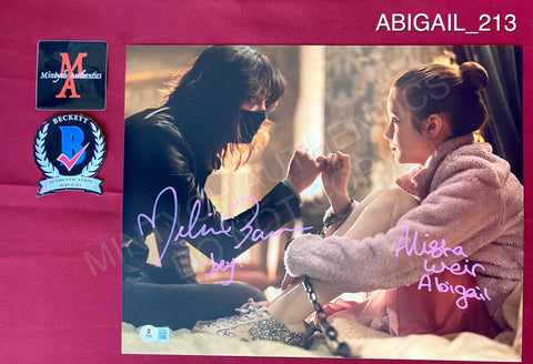 ABIGAIL_213 - 11x14 Photo Autographed By Alisha Weir & Melissa Barrera