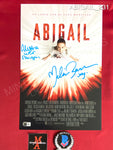 ABIGAIL_231 - 11x17 Photo Autographed By Alisha Weir & Melissa Barrera