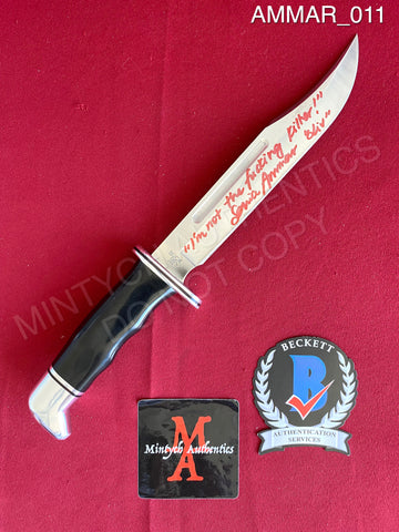 AMMAR_011 - Buck 120 Knife Autographed By Sonia Ammar