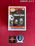 AMMAR_014 - Ghost Face 1607 Ghost Face Pop Funko Pop! Autographed By Sonia Ammar