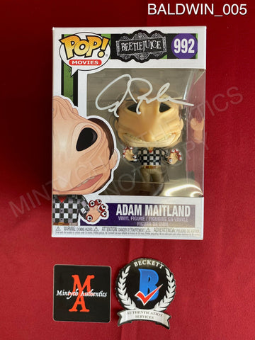 BALDWIN_005 - Pop! Movies Beetlejuice 992 Adam Maitland Funko Pop! Autographed By Alec Baldwin