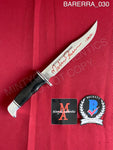 BARERRA_030 - Buck 120 Knife Autographed By Melissa Barrera