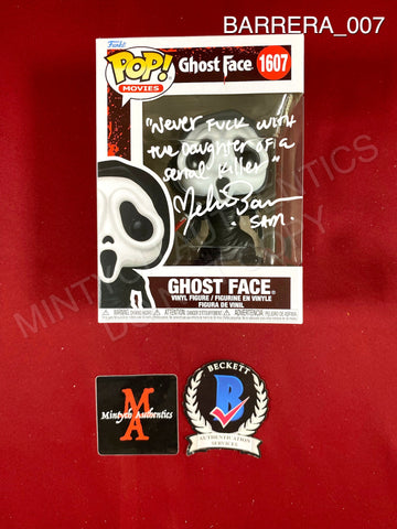 BARRERA_007 - Ghost Face 1607 Funko Pop! Autographed By Melissa Barrera