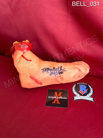 BELL_031 - Severed Foot Prop Autographed By Tobin Bell