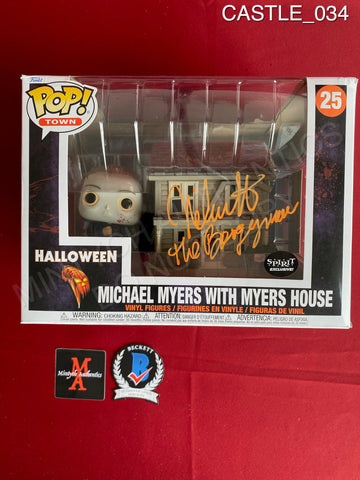 CASTLE_034 - Halloween 25 Michael Myers With House Funko Pop! (Large) Autographed By Nick CastleÊ