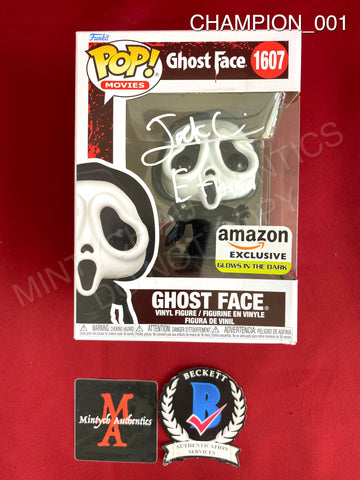 CHAMPION_001 - Ghost Face 1607 Ghost FaceÊAMAZON Exclusive Funko Pop! Autographed By Jack Champion