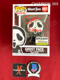 CHAMPION_003 - Ghost Face 1607 Ghost FaceÊAMAZON Exclusive Funko Pop! Autographed By Jack Champion