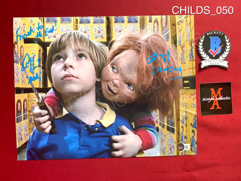 CHILDS_050 - 11x14 Photo Autographed By Brad Dourif & Alex Vincent