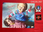 CHILDS_052 - 11x14 Photo Autographed By Brad Dourif & Alex Vincent