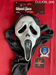 CULKIN_006 - Ghost Face Fun World Mask Autographed By Rory Culkin