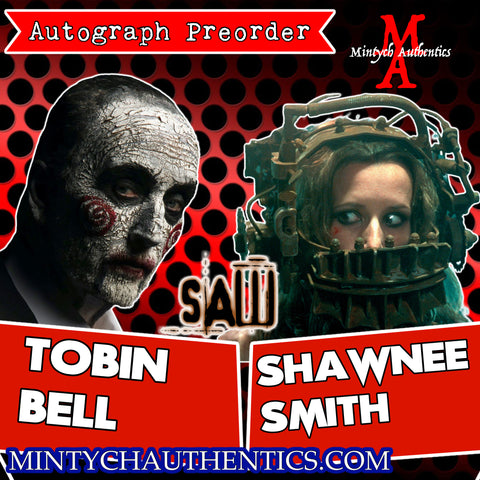 Tobin Bell & Shawnee Smith DUAL Autograph Preorder