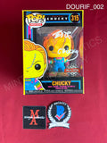 DOURIF_002 - Bride of Chucky 315 Chucky Special Edition Blacklight Funko Pop! Autographed By Brad Dourif