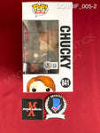 DOURIF_005 - Child's Play 2 841 Chucky FYE ExclusiveÊ Funko Pop! Autographed By Brad Dourif