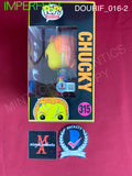 DOURIF_016 - Bride of Chucky 315 Chucky Special Edition Blacklight Funko Pop! (IMPERFECT) Autographed By Brad Dourif