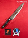 DURAND_019 - Real 8" Steel Knife Autographed By Chris Durand