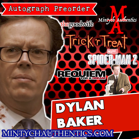 Dylan Baker Autograph Preorder