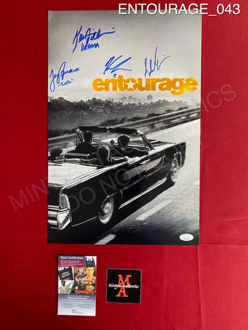 ENTOURAGE_043 - 11x17 Photo Autographed By Adrian Grenier, Jerry Ferrara, Kevin Dillon & Kevin Connolly