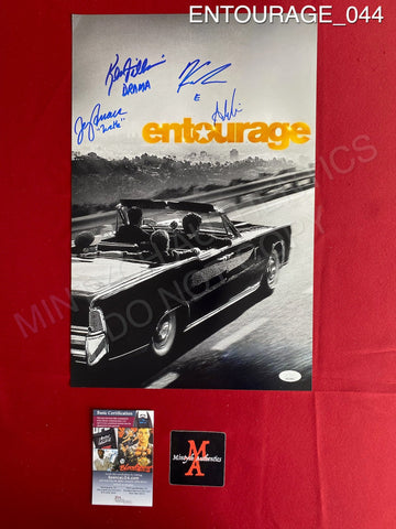 ENTOURAGE_044 - 11x17 Photo Autographed By Adrian Grenier, Jerry Ferrara, Kevin Dillon & Kevin Connolly