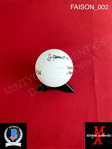 FAISON_002 - Champion NCAA Official Lacrosse Ball Autographed By Jordan Faison