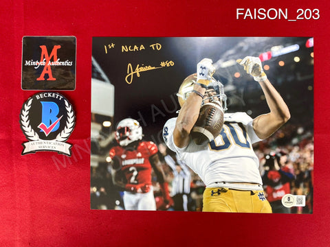 FAISON_203 - 8x10 Photo Autographed By Jordan Faison