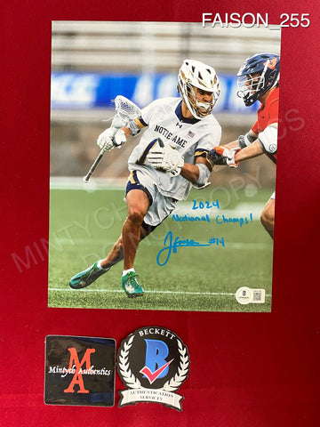 FAISON_255 - 8x10 Photo Autographed By Jordan Faison