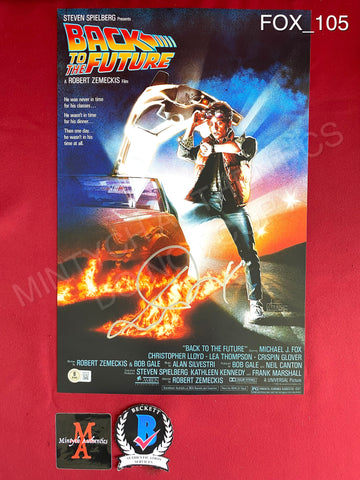 FOX_105 - 11x17 Photo Autographed By Michael J. Fox