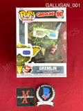 GALLIGAN_001 - Gremlins 1147 Gremlin Funko Pop! Autographed By Zach Galligan