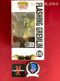 GALLIGAN_010 - Gremlins 610 Flashing Gremlin Funko Pop! Autographed By Zach Galligan