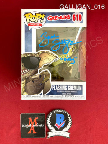 GALLIGAN_016 - Gremlins 610 Flashing Gremlin Funko Pop! Autographed By Zach Galligan