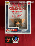 GREMLINS_042 - Gremlins 16 Gizmon VHS Covers (Flocked) Funko Pop! Autographed By Howie Mandel