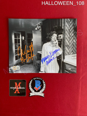 HALLOWEEN_108 - 8x10 Photo Autographed By Nick Castle & Nancy Loomis