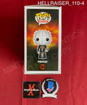 HELLRAISER_110 - Pop! Movies Hellraiser III 134 Pinhead Pop Funko Pop! Autographed By Clive Barker & Doug Bradley