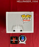 HELLRAISER_110 - Pop! Movies Hellraiser III 134 Pinhead Pop Funko Pop! Autographed By Clive Barker & Doug Bradley