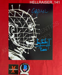 HELLRAISER_141 - 11x14 Photo Autographed By Clive Barker & Doug Bradley