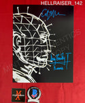 HELLRAISER_142 - 11x14 Photo Autographed By Clive Barker & Doug Bradley