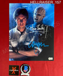 HELLRAISER_157 - 11x14 Photo Autographed By Clive Barker & Doug Bradley