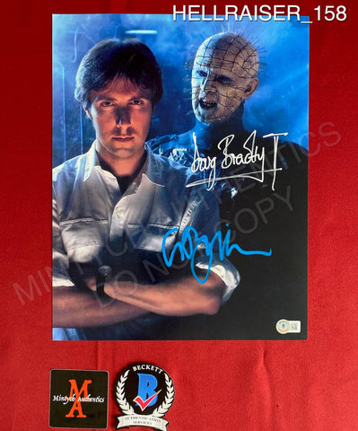 HELLRAISER_158 - 11x14 Photo Autographed By Clive Barker & Doug Bradley