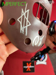 INK_002 - Hannibal Lecter Mask (IMPERFECT) Autographed By Ice Nine Kills members Spencer Charnas, Dan Sugarman, Joe Occhiuti, Ricky Armellino & Patrick Galante