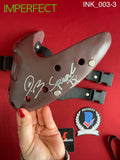 INK_003 - Hannibal Lecter Mask (IMPERFECT) Autographed By Ice Nine Kills members Spencer Charnas, Dan Sugarman, Joe Occhiuti, Ricky Armellino & Patrick Galante