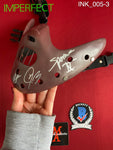 INK_005 - Hannibal Lecter Mask (IMPERFECT) Autographed By Ice Nine Kills members Spencer Charnas, Dan Sugarman, Joe Occhiuti, Ricky Armellino & Patrick Galante