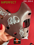 INK_005 - Hannibal Lecter Mask (IMPERFECT) Autographed By Ice Nine Kills members Spencer Charnas, Dan Sugarman, Joe Occhiuti, Ricky Armellino & Patrick Galante