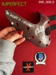 INK_006 - Hannibal Lecter Mask (IMPERFECT) Autographed By Ice Nine Kills members Spencer Charnas, Dan Sugarman, Joe Occhiuti, Ricky Armellino & Patrick Galante