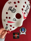 INK_016 - Jason Voorhees Mask Autographed By Ice Nine Kills members Spencer Charnas, Dan Sugarman, Joe Occhiuti, Ricky Armellino & Patrick Galante