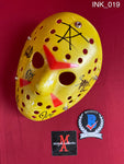 INK_019 - Jason Voorhees Mask Autographed By Ice Nine Kills members Spencer Charnas, Dan Sugarman, Joe Occhiuti, Ricky Armellino & Patrick Galante