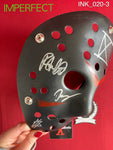 INK_020 - Jason Voorhees Mask (IMPERFECT) Autographed By Ice Nine Kills members Spencer Charnas, Dan Sugarman, Joe Occhiuti, Ricky Armellino & Patrick Galante