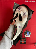 INK_021 - Ghost Face Fun World MaskÊ Autographed By Ice Nine Kills members Spencer Charnas, Dan Sugarman, Joe Occhiuti, Ricky Armellino & Patrick Galante